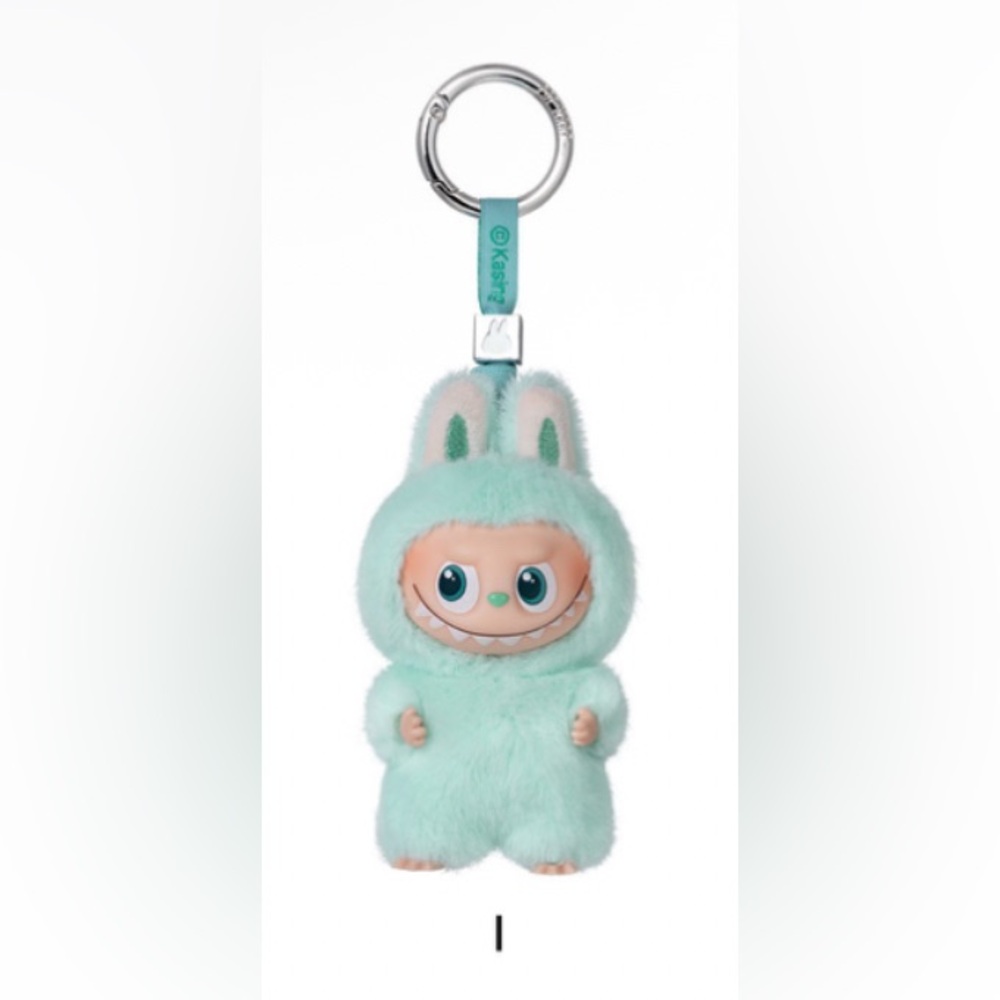 NIB Authentic Pop Mart Pin For Love Confirmed I Labubu Vinyl Pendant Mint Green